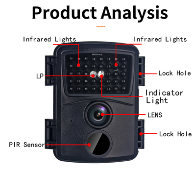 PR600B HD Wildlife Night Vision Video Camera PIR 20mp Hunting Trail Camera